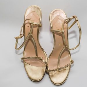 Beautiful Christian Louboutin Gold.